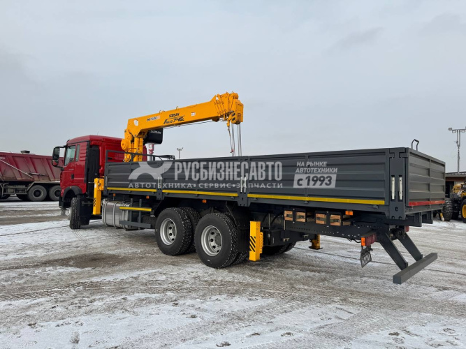 Купить КМУ HOWO T5G (6*4, 400л.с., Евро-5) + SOOSAN SCS746L верх.упр. + борт сталь 8,0м. РМЗ в компании Русбизнесавто - изображение 5