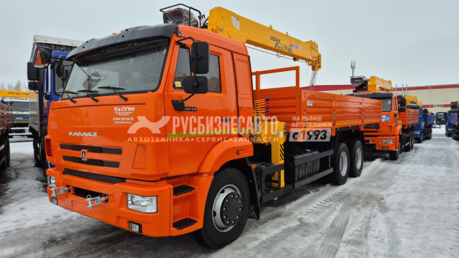 Купить КМУ КАМАЗ 65115-3094-48 (Евро-5) + SOOSAN SCS746L верх.упр. + борт сталь 6,6м. в компании Русбизнесавто - изображение 9