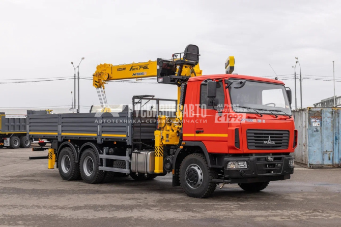 Купить КМУ МАЗ 631226-585-042 (Евро-5) + SOOSAN SCS736L2 верх.упр. + борт сталь 6,6м. в компании Русбизнесавто - изображение 1