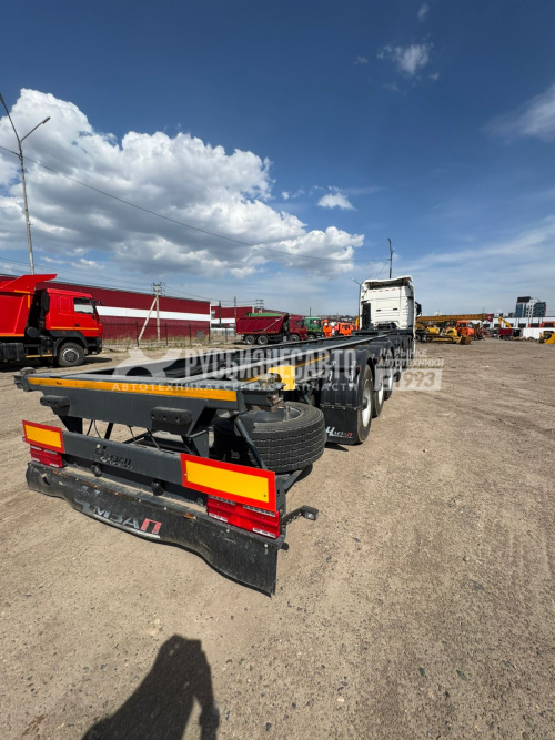 Купить ЧМЗАП 99903-053-К40 п/п-контейнеровоз с вынесенной осью, ССУ1100мм, 1 x 40'Tunnel или 1x40'HC Tunnel в компании Русбизнесавто - изображение 0