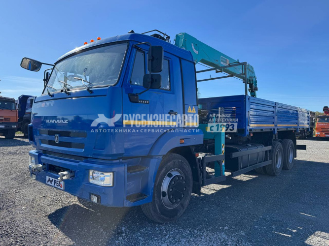 Купить КМУ КАМАЗ 65117 (Евро-5) + HLC-7016 + борт сталь 6,8м. б/у (2022 г.в. 2 781 км. 998 м/ч)(7590) в компании Русбизнесавто - изображение 1