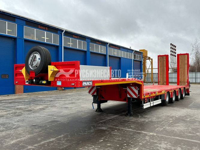 Купить Полуприцеп трал Kassbohrer LOWBED (ISO PAKCS), 4 оси раздвижной 9 градусов аппарели в компании Русбизнесавто - изображение 7