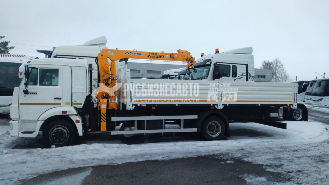 Купить КМУ КАМАЗ 4308-3084-69 (Евро-5) + SOOSAN SCS334 нижн. упр. + борт сталь 6,2м. в компании Русбизнесавто - изображение 10