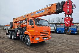 КС-55713-1К-3 автокран (Камаз 65115) б/у (2021 г.в. 29 353 км, 4 184 м/ч)(5832)