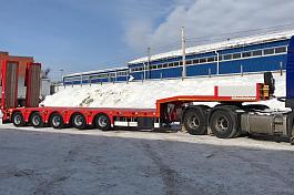 Kassbohrer LB5E (ISO PAKCS) трал 5 осей раздвижной 10 градусов аппарели