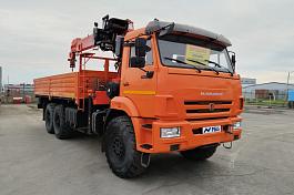 КМУ Камаз 43118 (6х6) + KANGLIM KS1256 GII б/у (2022 г.в., 25 749 км., 1 549 м/ч) (6113)