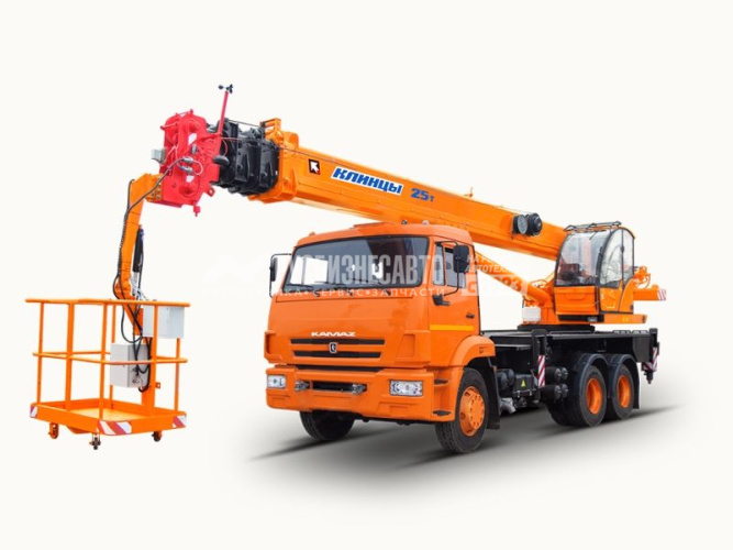 Купить Подъемник на автокране ПКС-55713-1К-3 на шасси КАМАЗ-65115 в компании Русбизнесавто - изображение 1