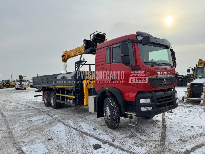 Купить КМУ HOWO T5G (6*4, 400л.с., Евро-5) + SOOSAN SCS746L верх.упр. + борт сталь 8,0м. РМЗ в компании Русбизнесавто - изображение 8