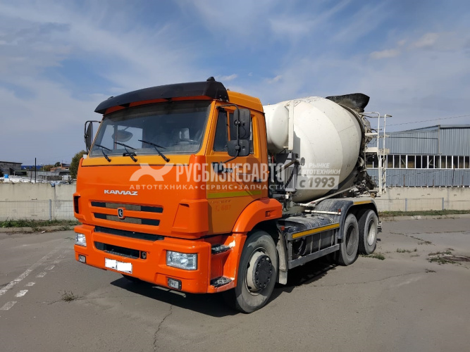 Купить Автобетоносмеситель ТЗА, Камаз 65115, 7м3 б/у (2022 г., 22 478 км)(0391) в компании Русбизнесавто - изображение 3