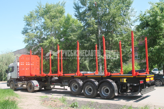 Купить ЧМЗАП 99064-540-01 п/п сортиментовоз, ССУ 1225, коники разборные в компании Русбизнесавто - изображение 1