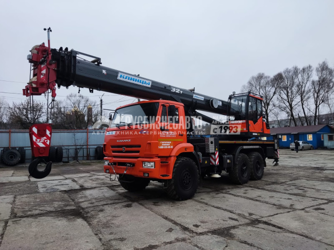Купить КС 55729-5К-3 ГРАФИТ автокран 32т. (КАМАЗ-43118) ОВАЛОИД в компании Русбизнесавто - изображение 1