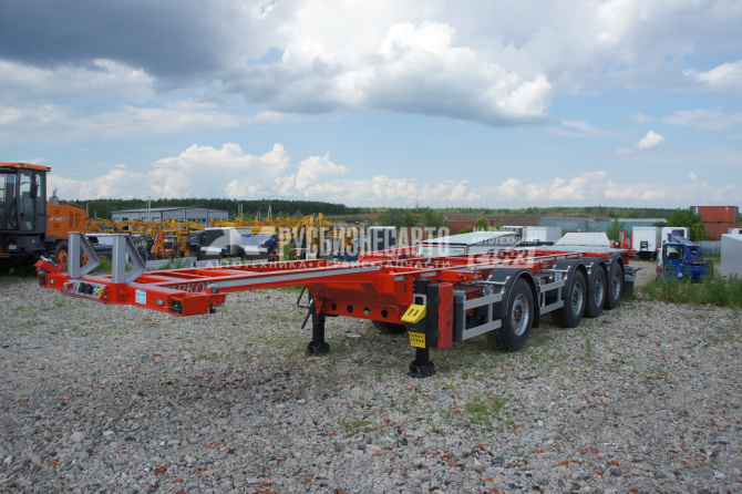 Купить Полуприцеп контейнеровоз TIRKON TRK4A , 4 оси 40 футов ссу 1150 в компании Русбизнесавто - изображение 0