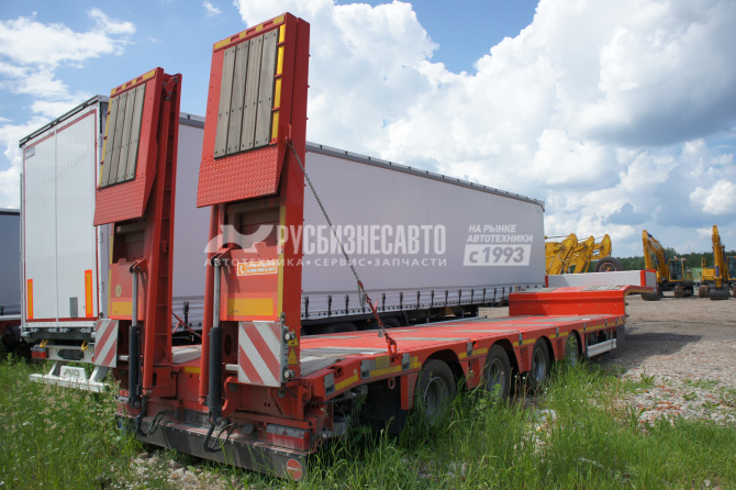 Купить Полуприцеп трал Kassbohrer LOWBED (ISO PAKCS), 4 оси раздвижной 9 градусов аппарели в компании Русбизнесавто - изображение 10