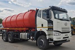 МВ-15-FAW-3250 (6х6, шасси 4800) (вакуумная машина, 15 м3, насос КО-510, СПЕКТР)