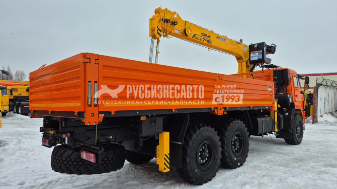 Купить КМУ КАМАЗ 43118-73094-50 (Евро-5) + SOOSAN SCS746L верх.упр.+борт сталь 6.2м. (без спалки) в компании Русбизнесавто - изображение 6