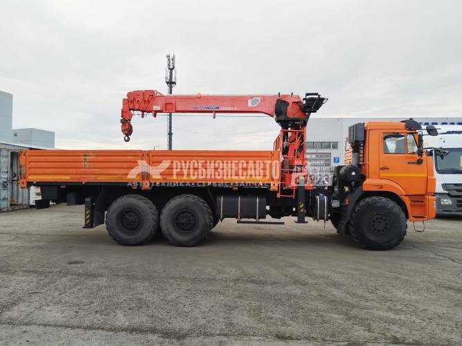 Купить КМУ Камаз 43118 (6х6) + KANGLIM KS1256 GII б/у (2022 г.в., 25 749 км., 1 549 м/ч) (6113) в компании Русбизнесавто - изображение 3