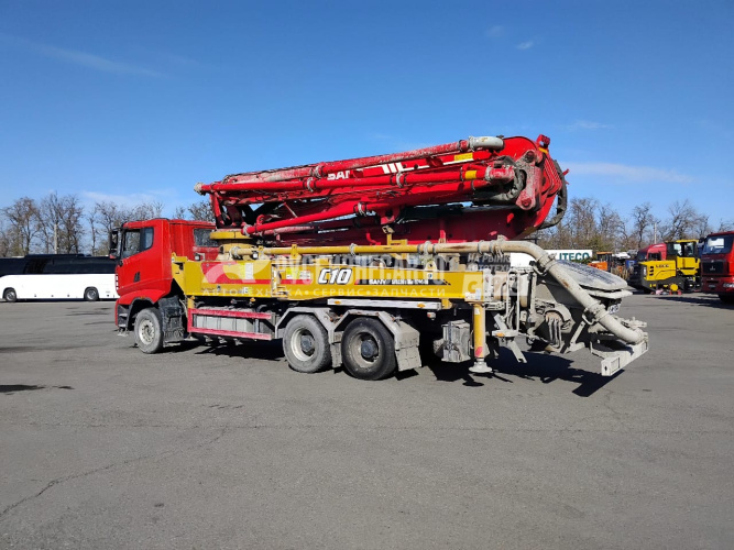 Купить Автобетононасос Sany SY37 RZ-5 160, 6x4 б/у (2023 г., 30 026 км, 2 272 м/ч)(0106) в компании Русбизнесавто - изображение 11