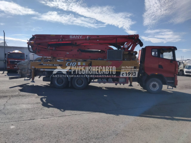 Купить Автобетононасос Sany SY37 RZ-5 160, 6x4 б/у (2023 г., 30 026 км, 2 272 м/ч)(0106) в компании Русбизнесавто - изображение 8