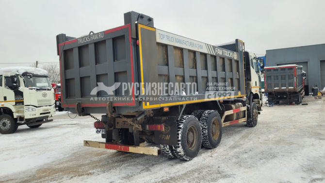 Купить Самосвал FAW J6 (6x4) б/у (2023 г. 27119км) (6804)	 в компании Русбизнесавто - изображение 3