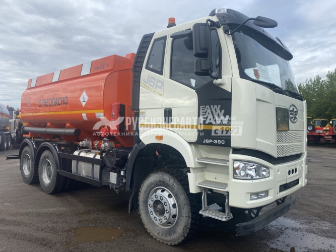 Купить АТЗ-15-FAW-3250 (6х4, шасси 3800) (15м3, 3 отс., СВН-80А, УВТ - ППО-40, TDW 7-H (JH-120Г), ТЕХИНКОМ) в компании Русбизнесавто - изображение 0