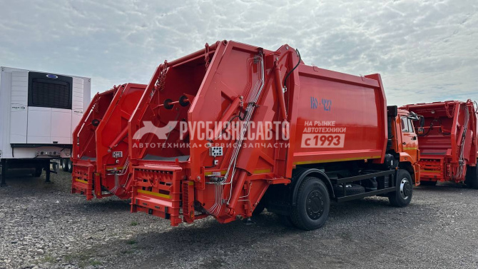 Купить КО-427-72 на шасси КАМАЗ 53605-3950-48 Мусоровоз с задней загрузкой, портал, 18,5 м3 в компании Русбизнесавто - изображение 15