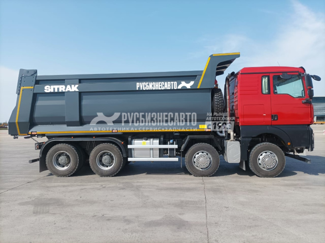 Купить Самосвал SITRAK C7H MAX 8x4 ( ZZ3316V306ME ) / 6.3*2.3*1.5+0.3 / 22-26 м3 / наклон в компании Русбизнесавто - изображение 3