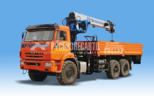 Купить КМУ КАМАЗ 43118-23011-50 (Евро-5) + КМУ Галич КМУ-150 + борт сталь 6,2м. (без спальника) в компании Русбизнесавто - изображение 1
