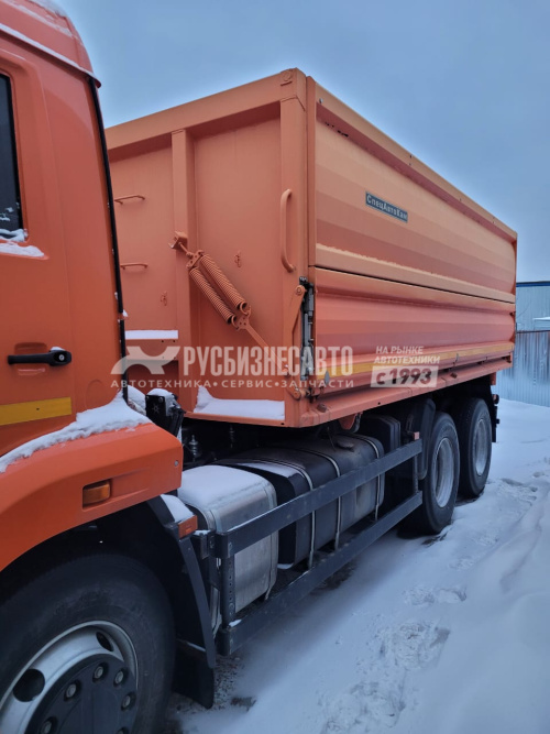 Купить КАМАЗ 68901Е самосвал 3-х сторонний на шасси 65115 б/у (2021 г., 5370км.) в компании Русбизнесавто - изображение 7