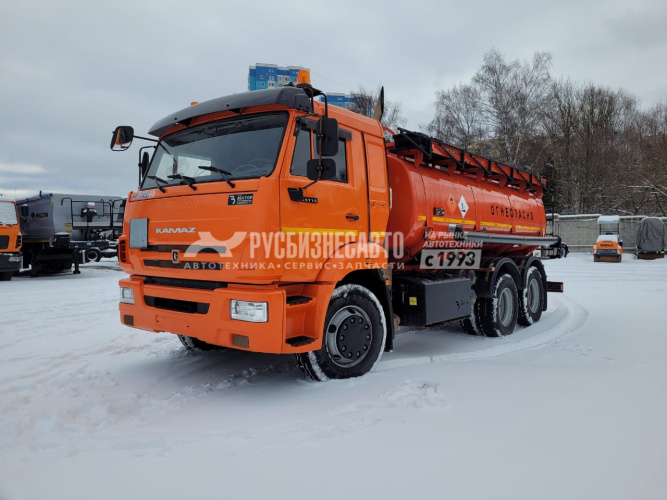 Купить Автоцистерна 4680А3-10 на шасси КамАЗ 65115 б/у (2019г.в. 72.141 км.)  в компании Русбизнесавто - изображение 0