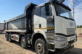 Самосвал FAW J6 (8x4) U-обр. кузов б/у (2023 г.в. 76 727  км.)(1151)