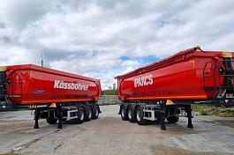 Kassbohrer KCS-DL3 (ISO PAKCS) Самосвальный полуприцеп, 32 м3, ССУ 1250 мм