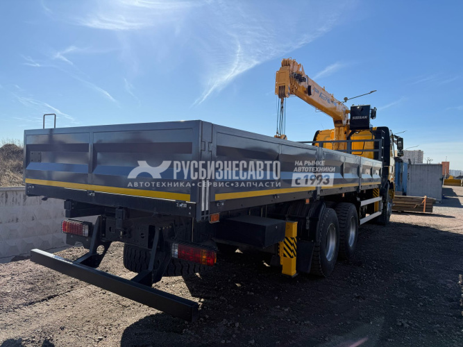 Купить КМУ FAW 3250 (6*4, 390л.с., Евро-5) + SOOSAN SCS746L верх.упр. + борт сталь 8,0м. АМ в компании Русбизнесавто - изображение 17