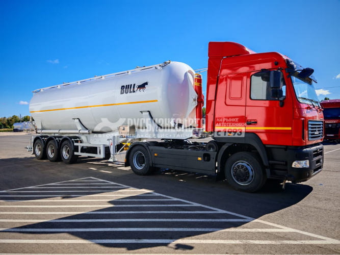 Купить ППЦ материаловоз (мука, комбикорм)  BULL (45 м3, алюминий, 3 оси SAF, WABCO, самосвальный) в компании Русбизнесавто - изображение 11