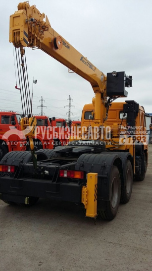 Купить КМУ Тягач КАМАЗ 65116-6010-48 (Евро-5) + КМУ Soosan SCS736L2 Top (седло 1255/1330) в компании Русбизнесавто - изображение 1