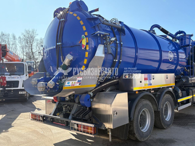 Купить ТКМ-630 (илосос МАЗ 6312С9-8575-012, 15м3+1,5м3 (ил/вода), насос 2600 м3/час, сист.гидроразмыва) в компании Русбизнесавто - изображение 18
