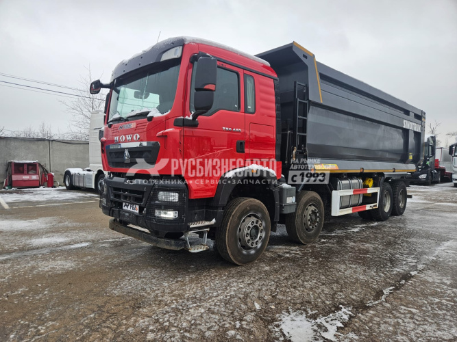 Купить Самосвал HOWO T5G 8x4 б/у (2024г., 58 833 км.)(4000)новая резина зад. ось в компании Русбизнесавто - изображение 10