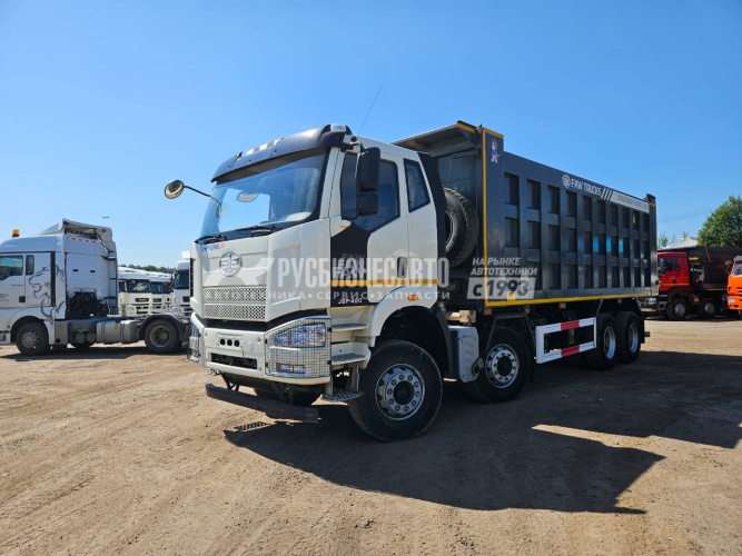 Купить Cамосвал FAW J6 8х4 б/у (2023гв, 44 284 км) (9660) в компании Русбизнесавто - изображение 10