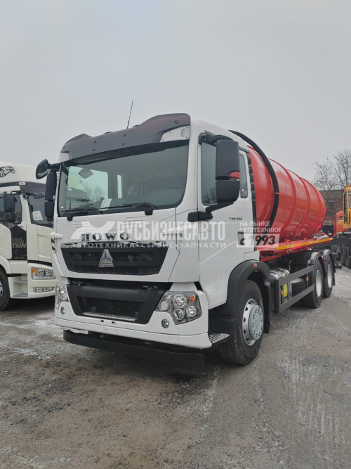 Купить МВ-17 HOWO T5G (6х4, шасси 4000) (вакуумная машина, 17 м3, насос КО-510, СПЕКТР) в компании Русбизнесавто - изображение 5