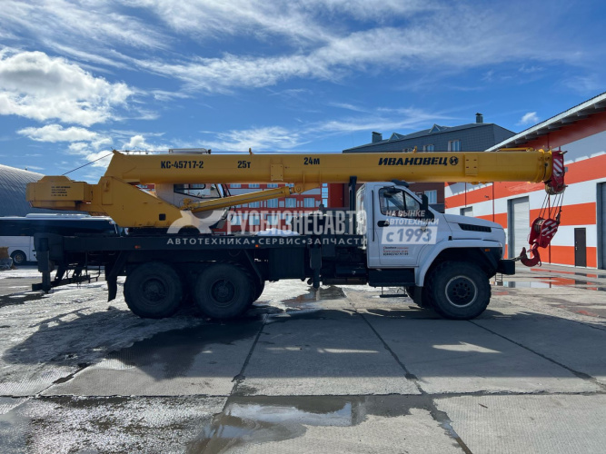 Купить Автокран Ивановец КС-45717K-2 на шасси УРАЛ 6х6 б/у (2022г.;22 007км;872 м/ч)(0106) в компании Русбизнесавто - изображение 2