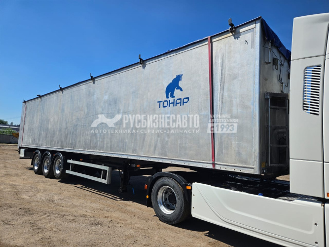 Купить ТОНАР SDP3-89 (95894) п/п 14,1м, сдвиж. пол, Al кузов, V-89м3, ССУ1150 б/у (2023 г. )(1791) в компании Русбизнесавто - изображение 0