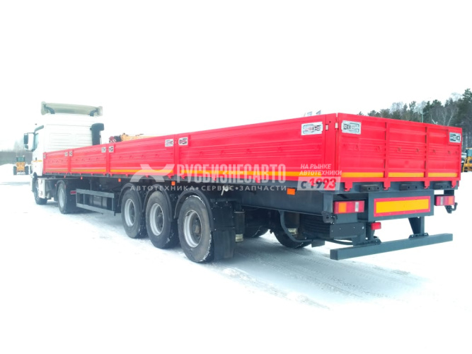 Купить Полуприцеп бортовой МАЗ 975800-2010 трехосный в компании Русбизнесавто - изображение 0