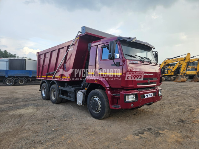 Купить КАМАЗ 6520-B5 самосвал ДВС Cummins б/у (2023 г., 40 002 км.)(9732) - новая резина зад. ось в компании Русбизнесавто - изображение 0