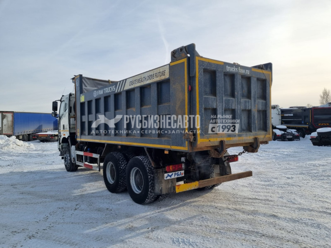 Купить Самосвал FAW J6 (6x4) ПЖД, сухой фен б/у (2022 г., 71 976 км.) (9541) в компании Русбизнесавто - изображение 6
