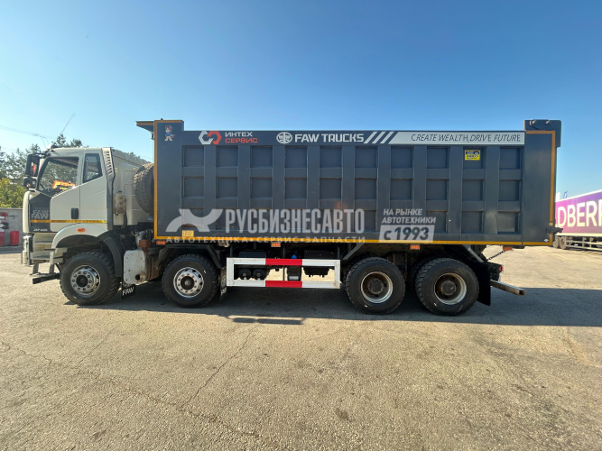 Купить Самосвал FAW J6 (8х4) б/у (2023 г., 74 619 км., П -образный) (0950) Новая резина в компании Русбизнесавто - изображение 5