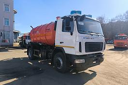 КО-529-16 на шасси МАЗ 534025-585-013 вакуумная машина 11 м3