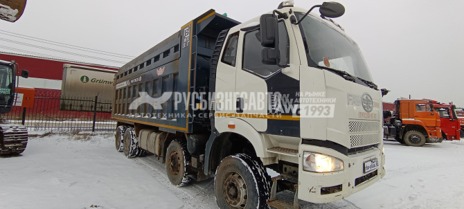 Купить Cамосвал FAW J6 (8х4) б/у (2022 г., 161 149 км) (8777) Сбер комиссия  в компании Русбизнесавто - изображение 0
