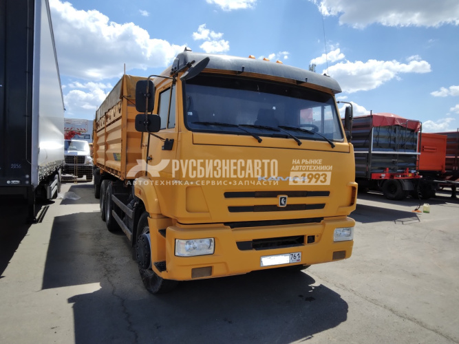 Купить КАМАЗ 65115-50 самосвал-зерновоз б/у ( 2019 г.в.,139 817 км.)- продается в сцепке с прицепом в компании Русбизнесавто - изображение 0