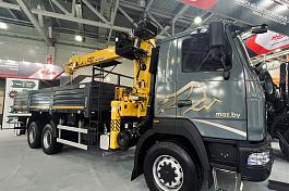 КМУ МАЗ 6302C5-575-080 (Евро-5) + SOOSAN SCS736LII верх.упр. + борт сталь 6,6м. СПМ