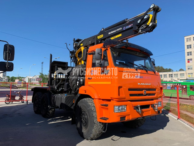 Купить КМУ Лесовоз КАМАЗ 43118-23027-50 (Евро-5, без спалки) + КМУ VM10L74 за кабиной в компании Русбизнесавто - изображение 0