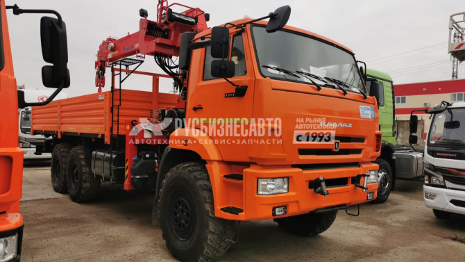 Купить КМУ КАМАЗ 43118-3011-48 (Евро-5, без спалки) + HANGLIM KS1256G2 верх.упр.+борт сталь 6.2м. в компании Русбизнесавто - изображение 0